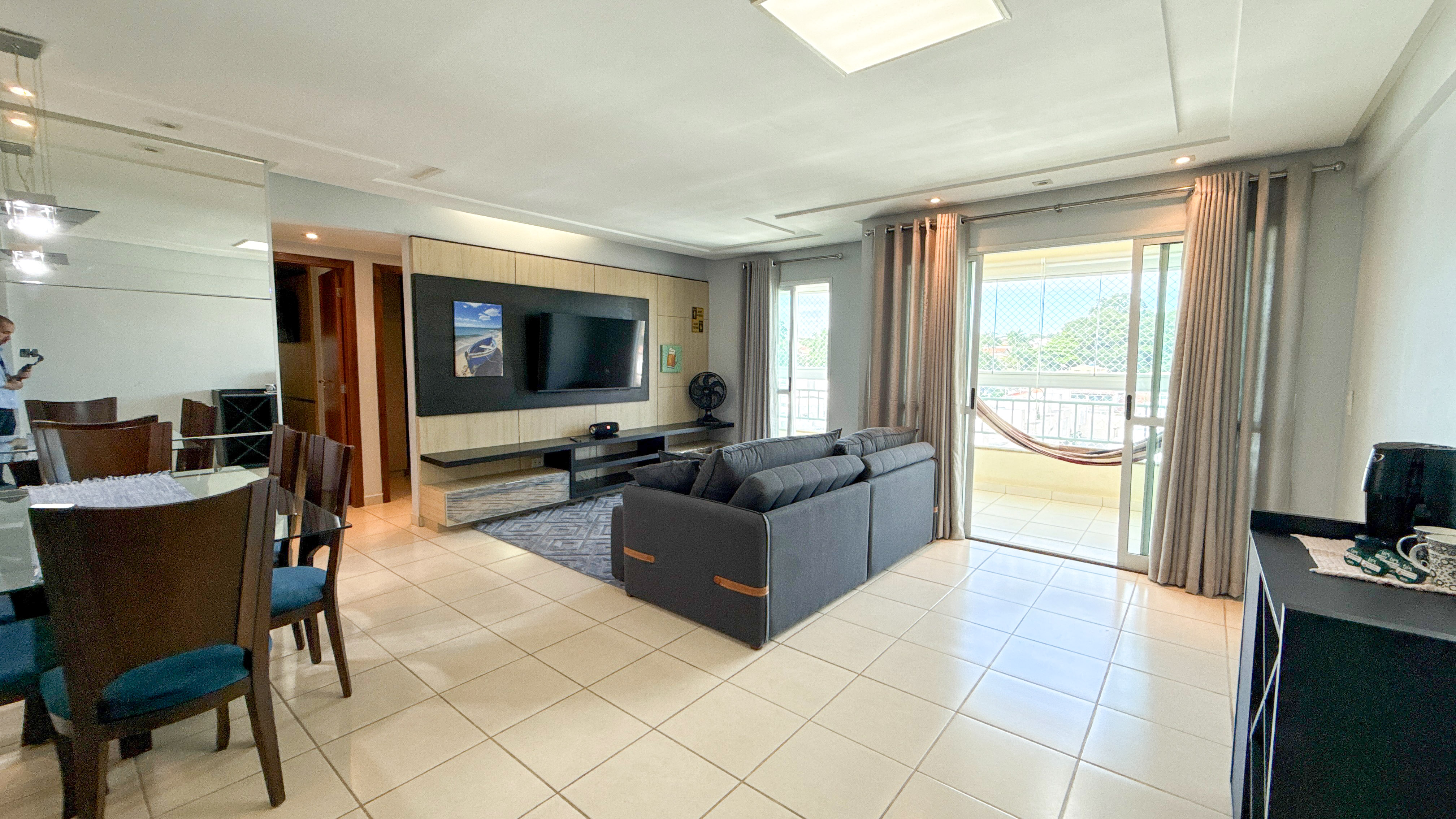 Apartamento no Residencial Euroville à venda – 101,91 m², mobiliado e com 2 vagas de garagem
