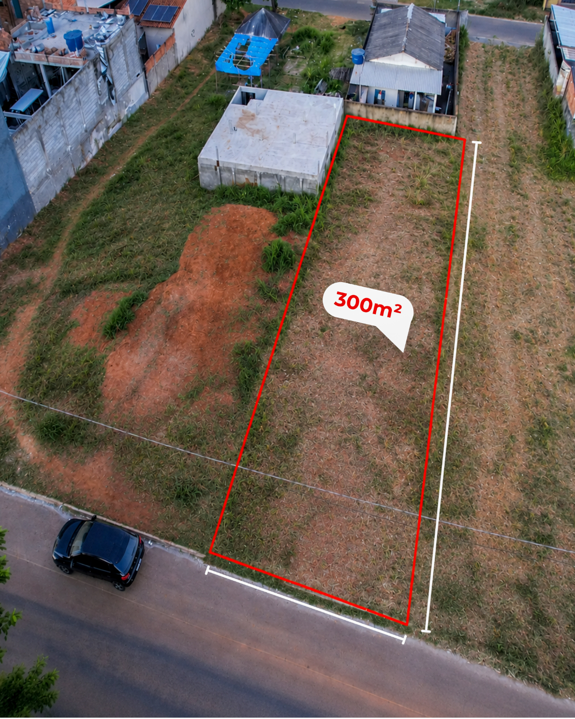 LOTE COMERCIAL 300 M² – RESIDENCIAL PARQUE DAS FLORES | SENADOR CANEDO