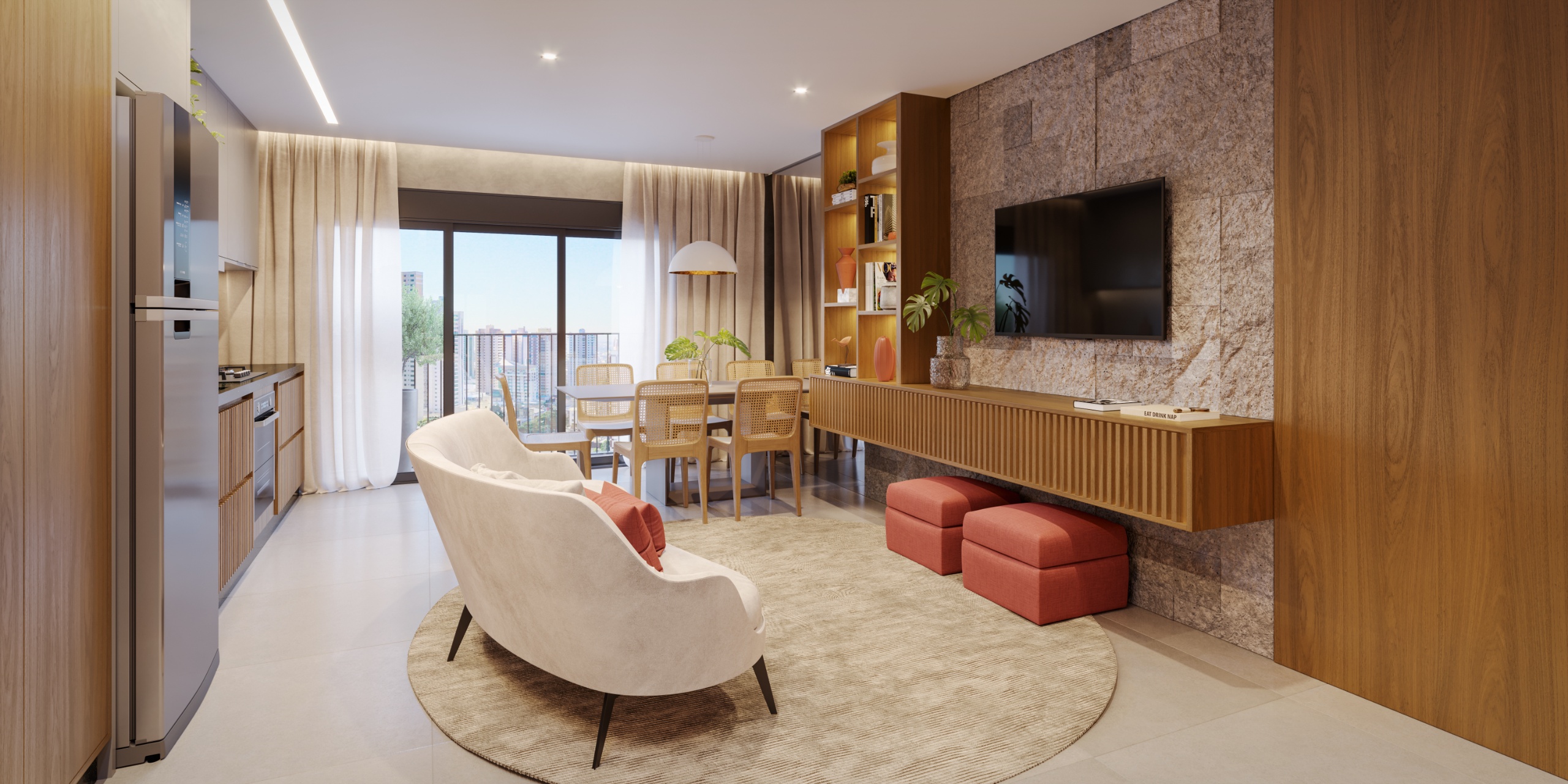 Apartamento em Ágio à Venda no Emirates Parque Flamboyant | 69,5 m², 2 Quartos e Andar Alto